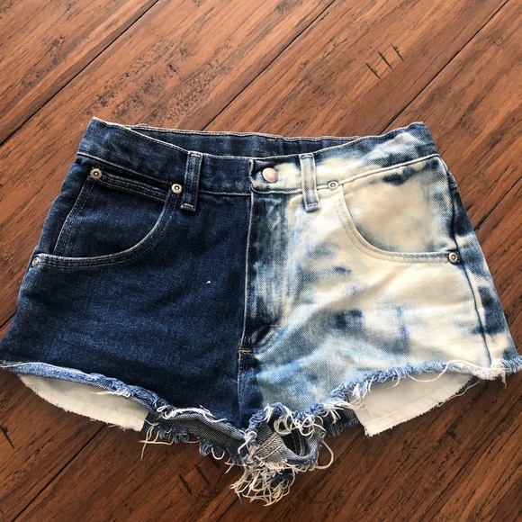 High Waisted Half Tie Dye Shorts | Poshmark